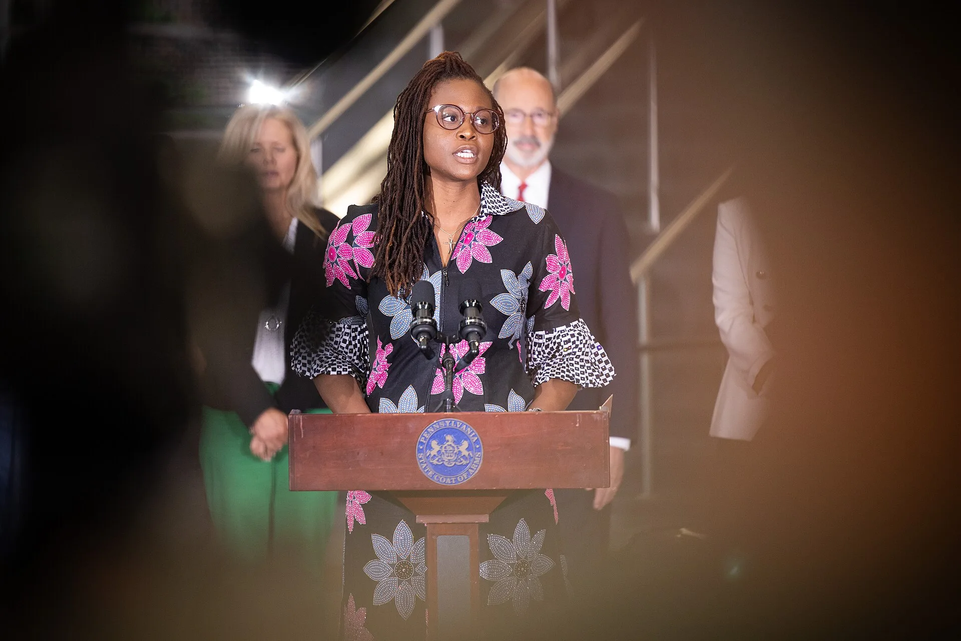 Salewa Ogunmefun, PA Voice speaks with the press. Governor Tom Wolf visited the Farm Show Complex in Harrisburg and signed Executive Order 2022-03 to greatly expand access for eligible Pennsylvanians to obtain voter registration information whenever they do business with commonwealth agencies. SEPTE. DBA registration mistakes: audit an existing filing in six checks