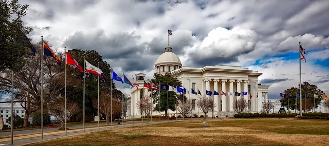 montgomery, alabama, state capitol, buildings, dome, architecture, landmark, historic, statehouse, southern, downtown, government, legislation, laws, hdr, sky, clouds, flags, american, city, nature, cities, urban. Registered agent requirements by state: consent and fees